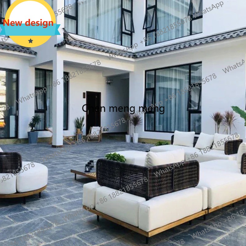Outdoor Furniture Japanese Style - Divano da Giardino D80 in Stile