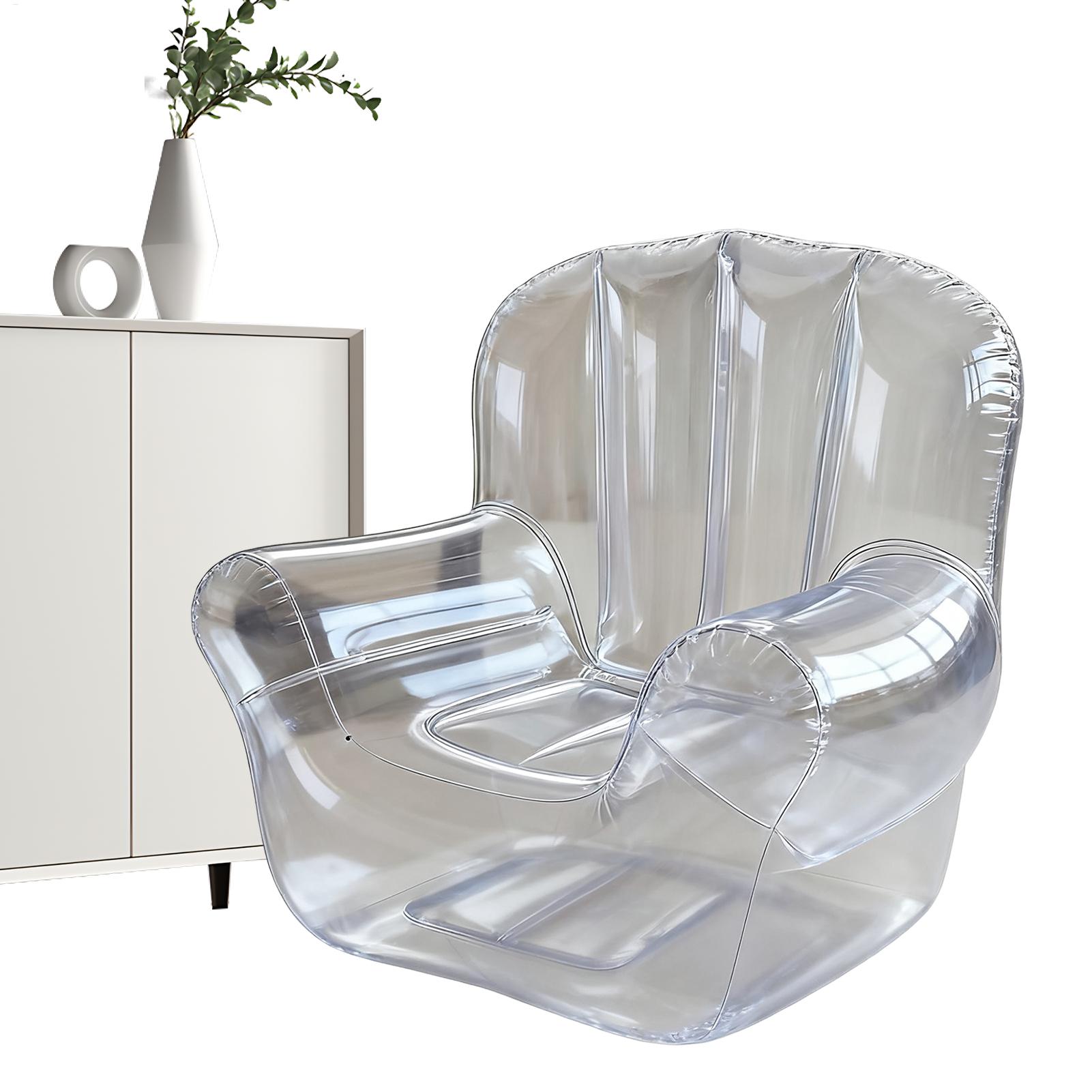 Outdoor Furniture Nearby - Divano gonfiabile in PVC trasparente addensato