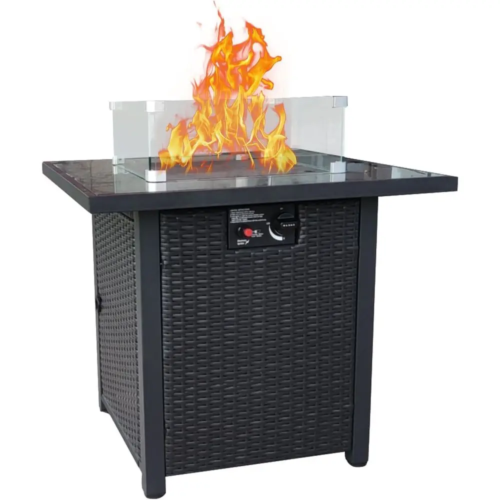 Outdoor Furniture With Fire Pit - Set di Mobili da Esterno in