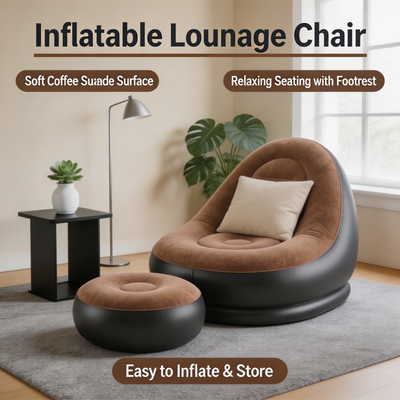 Outdoor Furniture Nearby - Divano Gonfiabile Pieghevole per Esterni con
