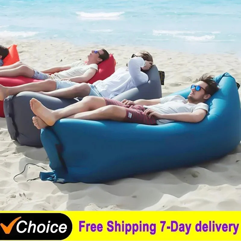 Outdoor Furniture Nearby - Divano Gonfiabile Portatile da Esterno, Poltrona