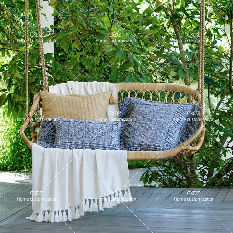 Outdoor Furniture Japanese Style - Sedia a dondolo doppia da esterno