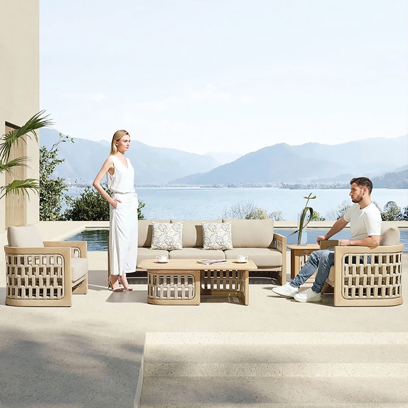 # Set Divano da Esterno in Leg - Outdoor Furniture Teak Wood recensione e prezzo