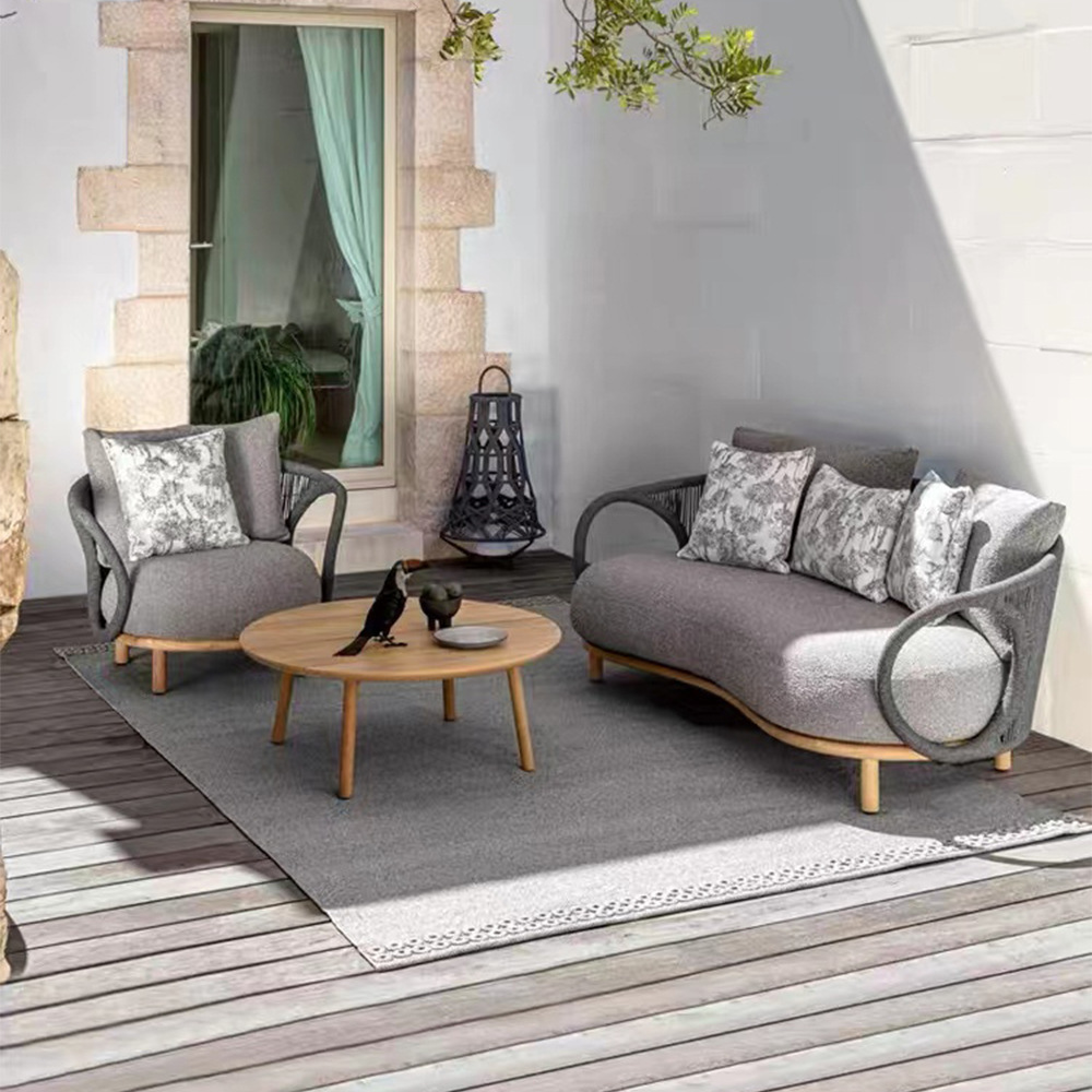 Divano da esterno in rattan e  - Outdoor Furniture Teak Wood recensione e prezzo