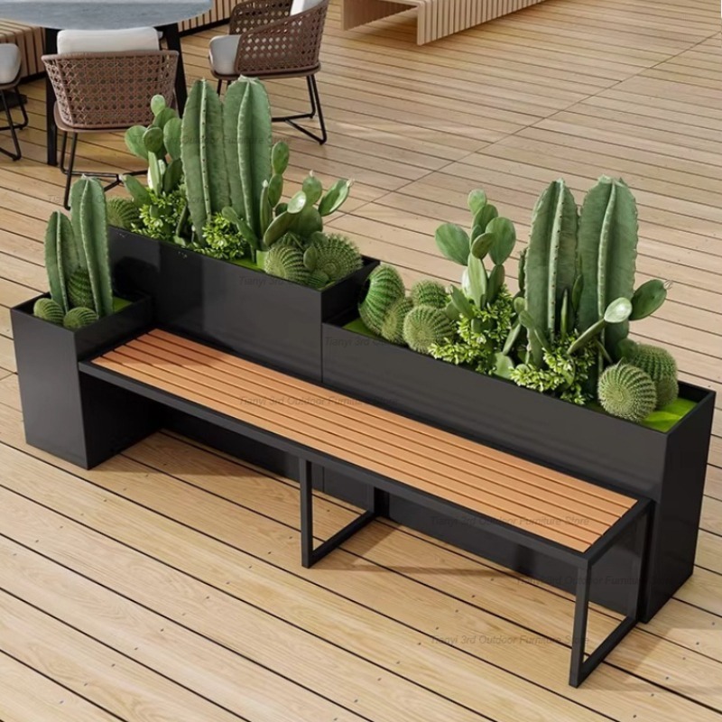 Fioriera con panca in acciaio  - Outdoor Furniture Iron recensione e prezzo