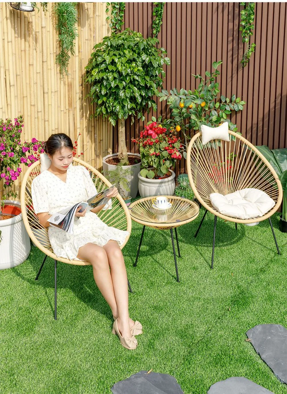 Sedie da pranzo nordiche per c - Outdoor Furniture Iron recensione e prezzo