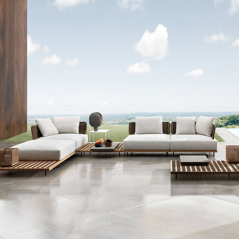 Divano da Esterno per Patio, V - Outdoor Furniture Teak Wood recensione e prezzo