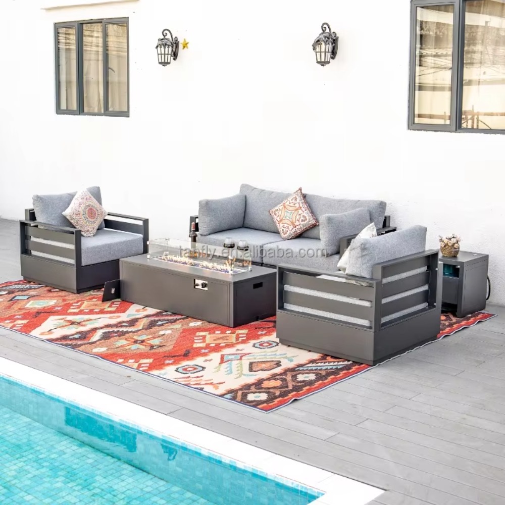 Set di Mobili da Giardino per  - Outdoor Furniture With Fire Pit recensione e prezzo