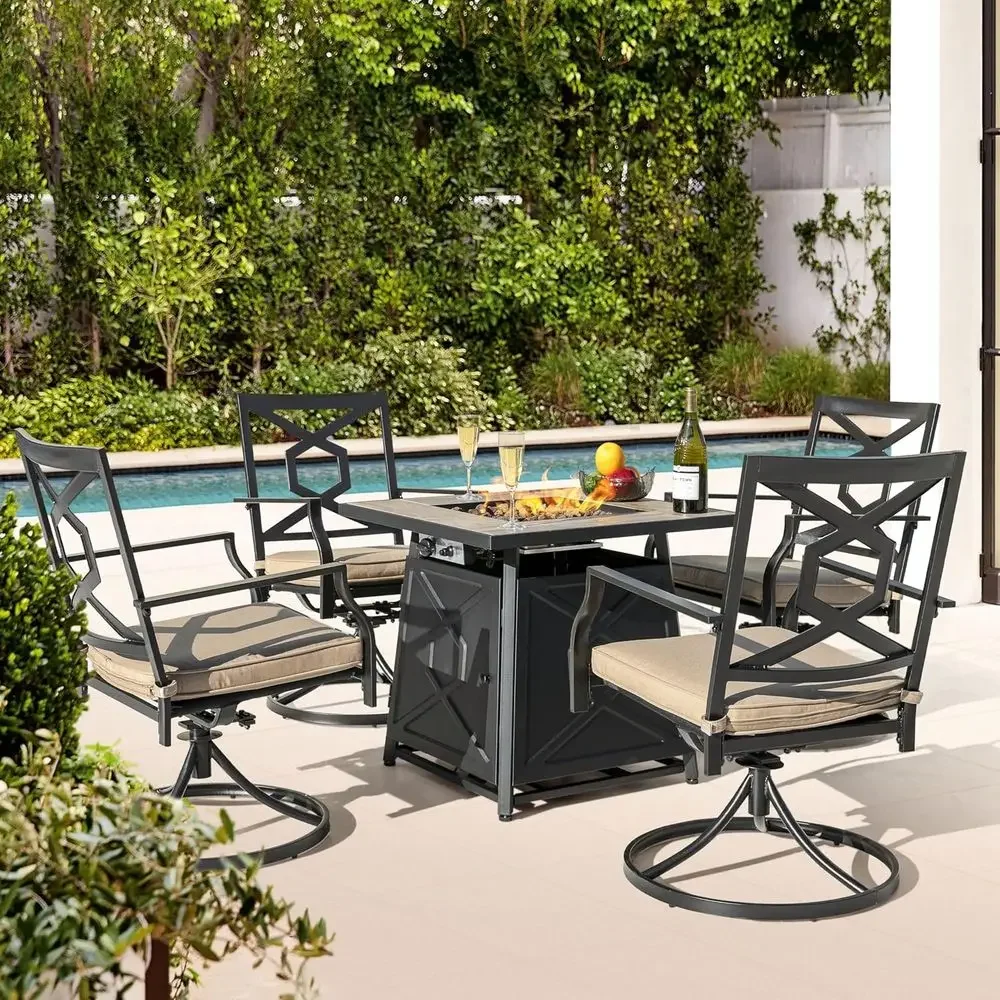 Set di mobili da giardino da 5 - Outdoor Furniture With Fire Pit recensione e prezzo