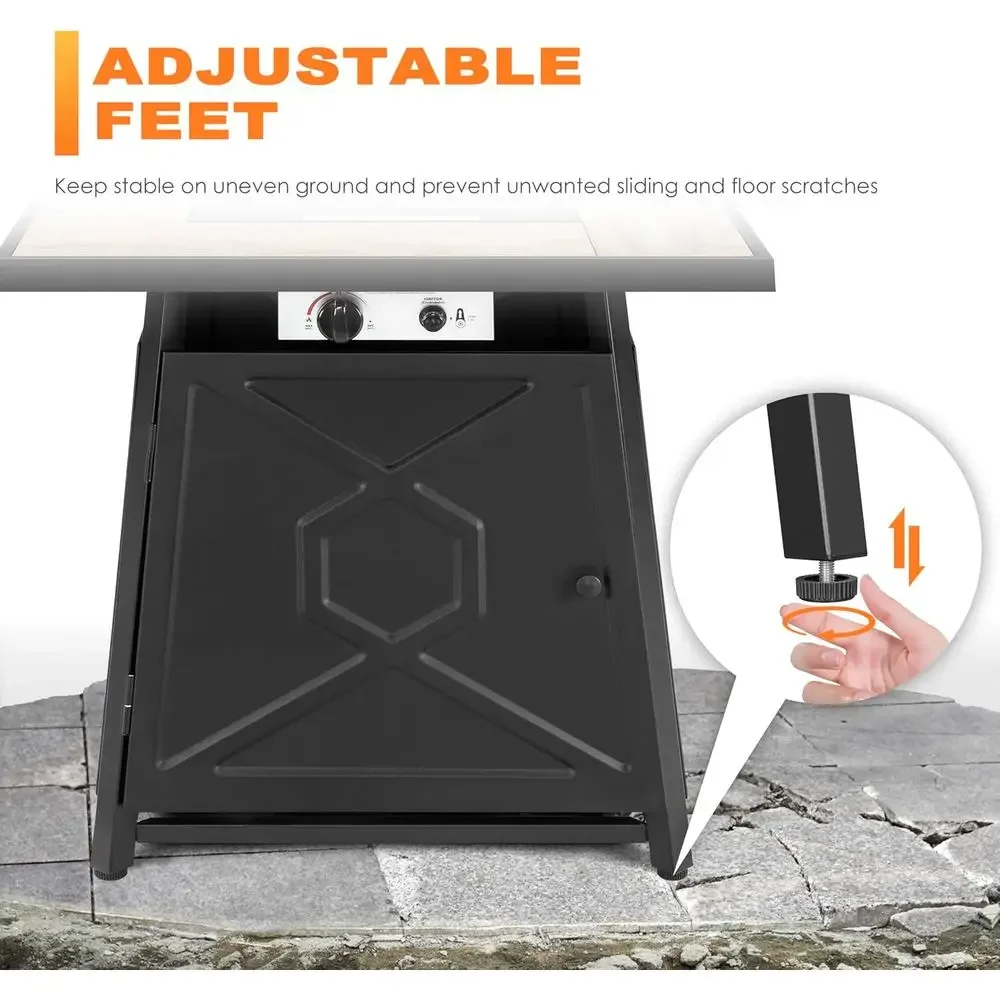 Set di mobili da giardino da 5 - Outdoor Furniture With Fire Pit recensione e prezzo